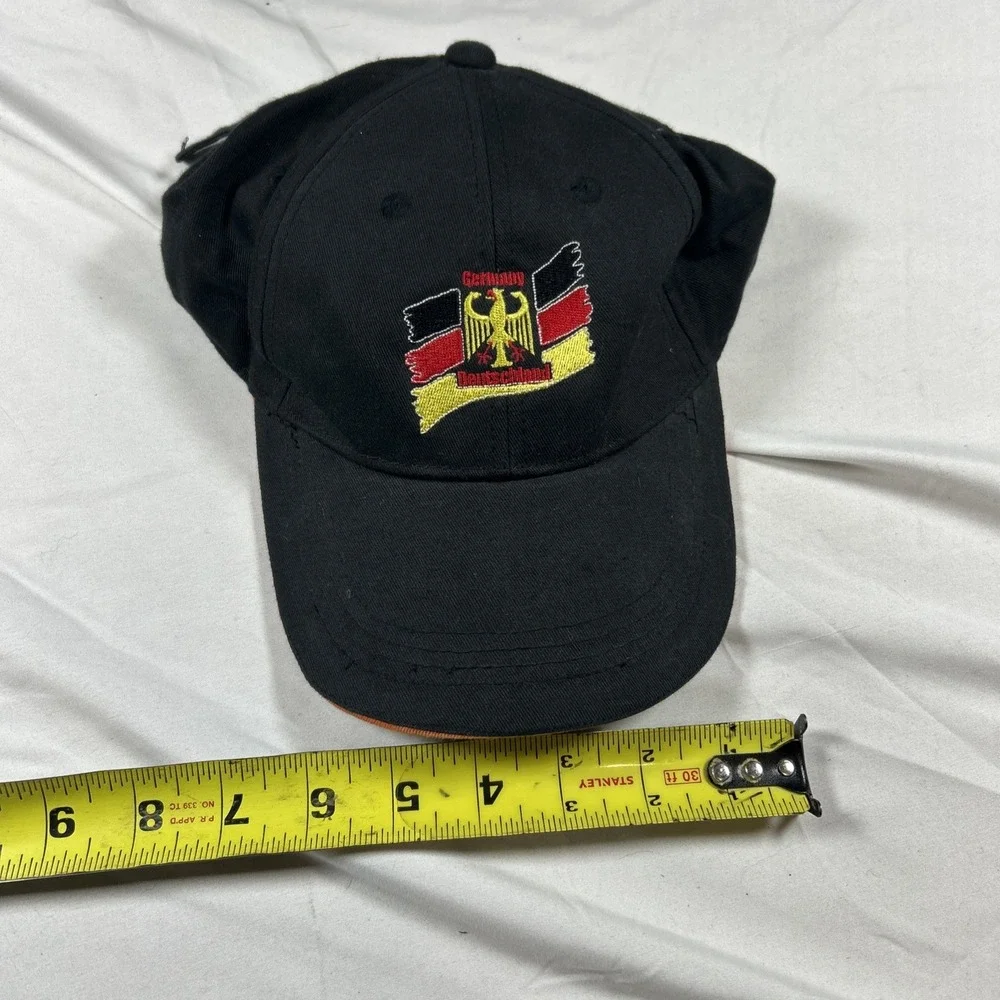 Used Germany Hat Deutstchland KNAB 78136- Schonach  Red Yellow Black Soccer ⚽️